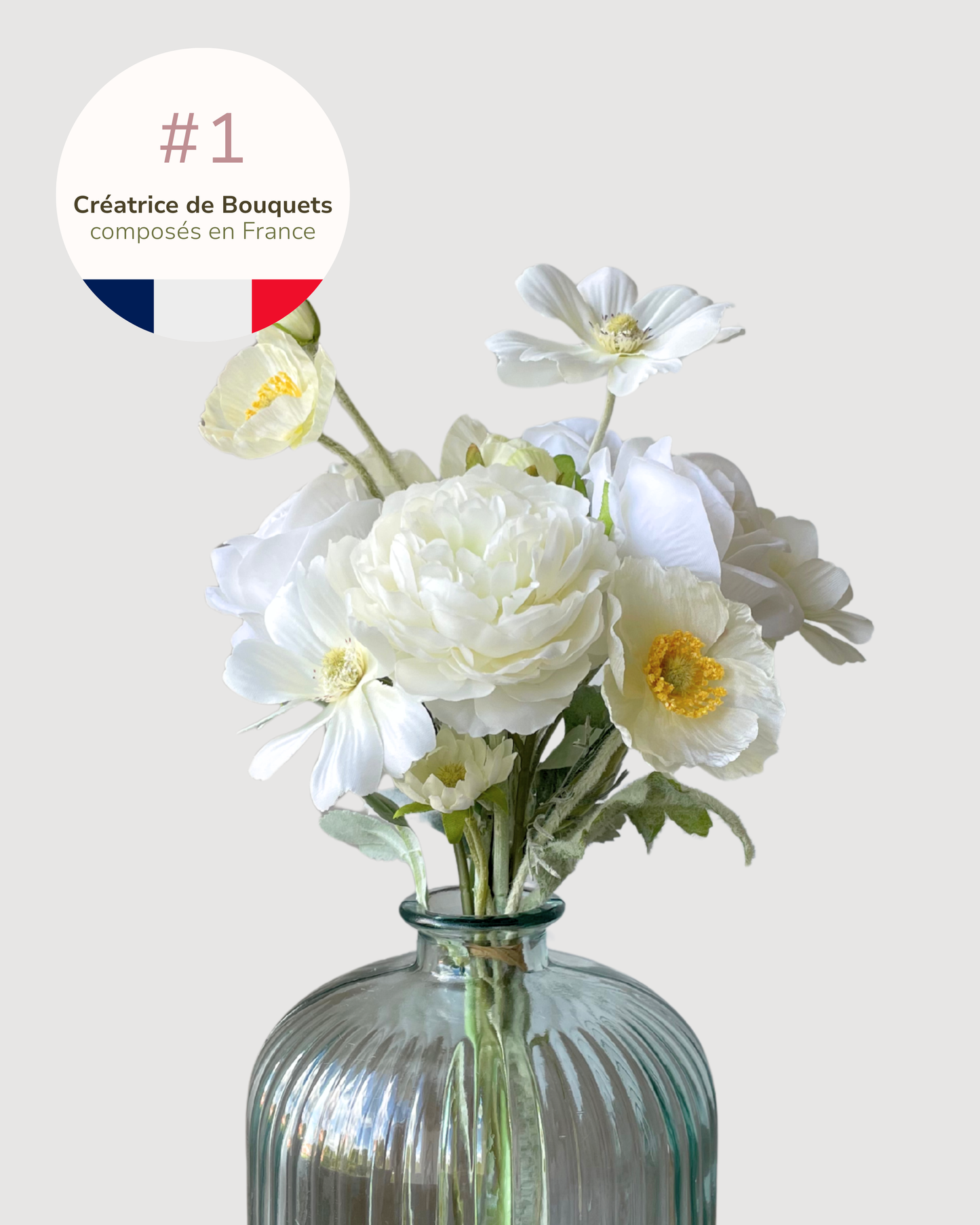 Bouquet composé - Blanc