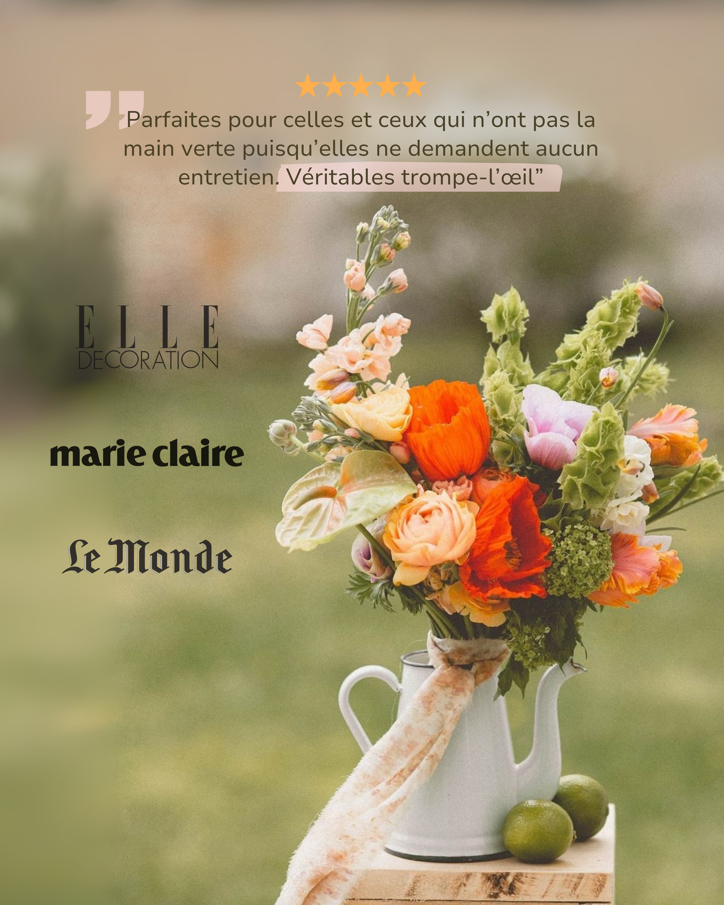 Bouquet composé - Orange