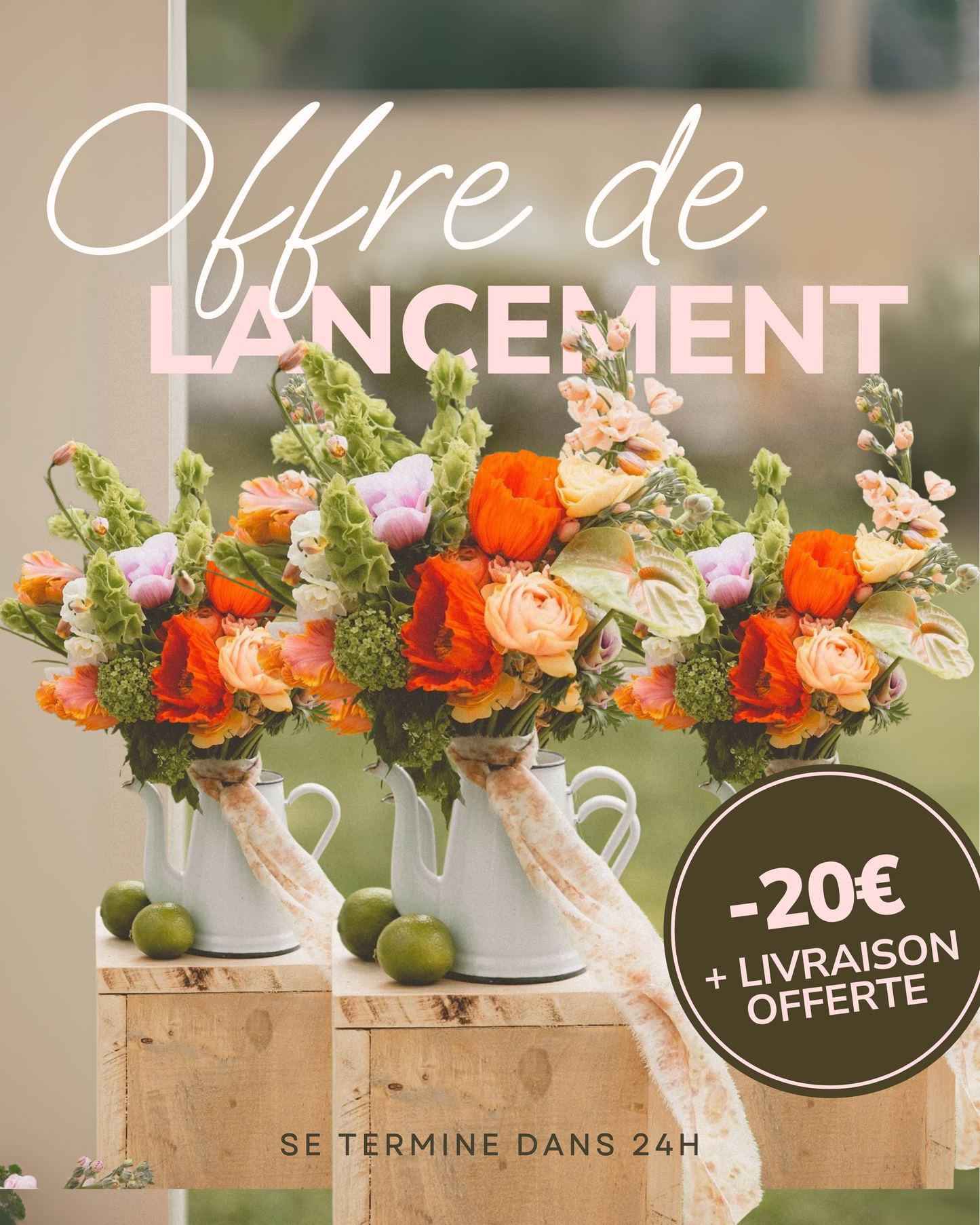 Bouquet composé - Orange