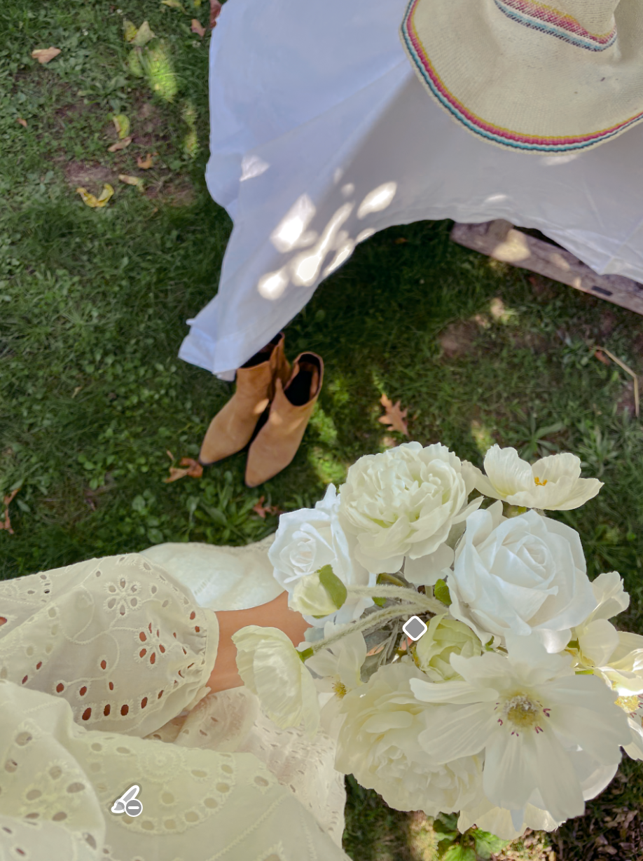 Bouquet composé - Blanc