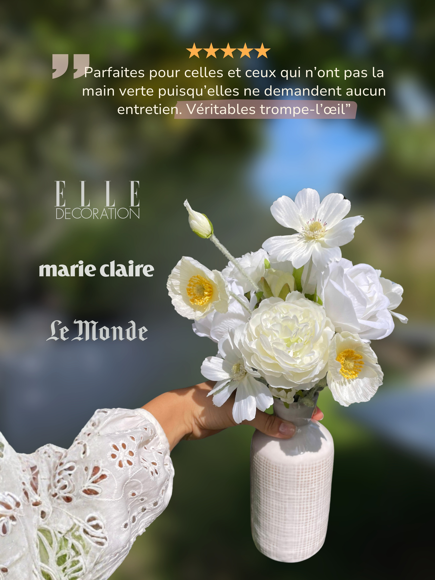 Bouquet composé - Blanc