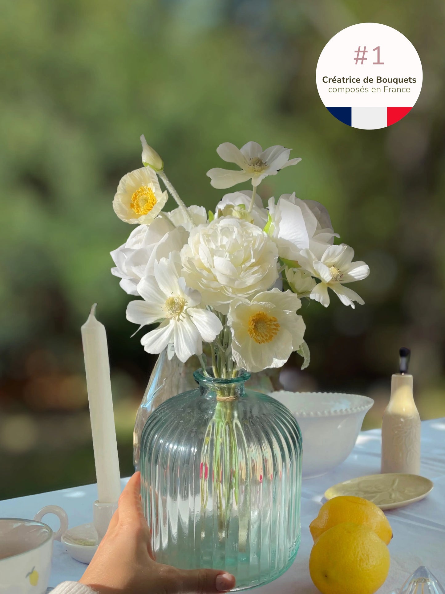 Bouquet composé - Blanc